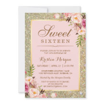 Aniversário de 16 anos | Lâmpadas Douradas, cor-de