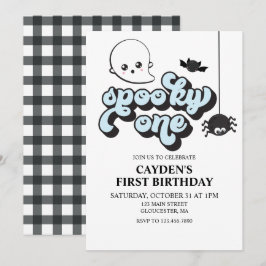 Convites Aniversário de 1 ano do Assustador no Halloween