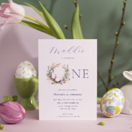 Convites Aniversário de 1 ano | Frangos De Ovos De Páscoa F