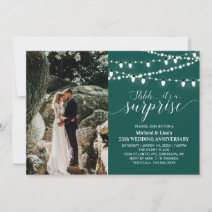 Convites Aniversário de 20 anos de casamento com foto em ve