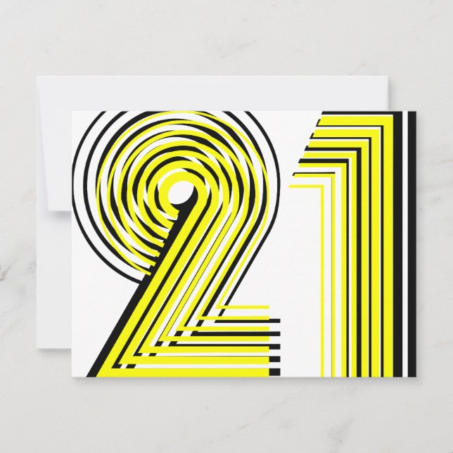 Convites Aniversário de 21 anos (Frente)