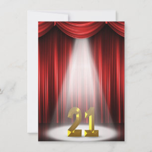 Convites aniversário de 21 anos
