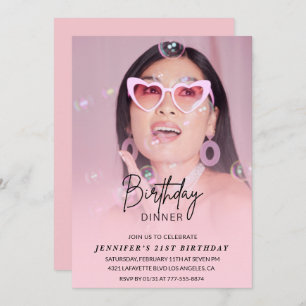 Convites aniversário de 21 anos convida Foto de Janto de An