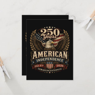 Convites Aniversário de 250 anos dos EUA