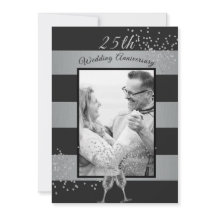 Aniversário de 25 anos de Casamento Foto Preto Pra