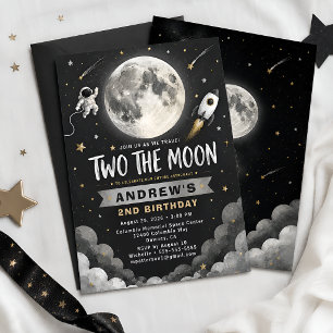 Convites Aniversário de 2 anos da Lua Espacial