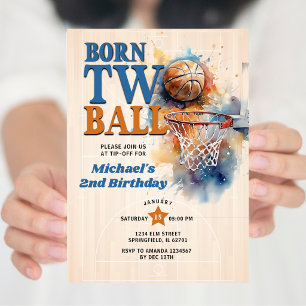 Convites Aniversário de 2 anos de Basquetebol de Duas Bolas