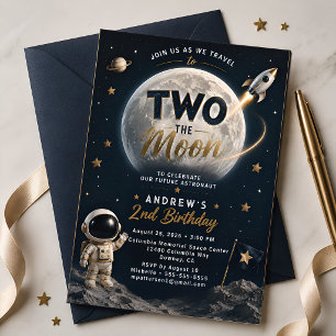 Convites Aniversário de 2 anos do Astronauta Espacial