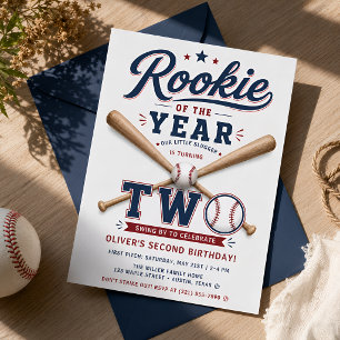 Convites Aniversário de 2 anos do Rookie of the Year de Bei