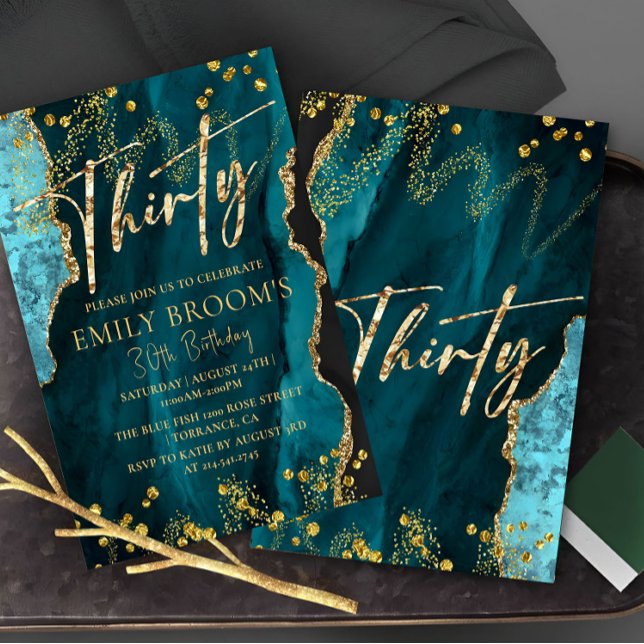 Convites Aniversário de 30 anos (Criador carregado)