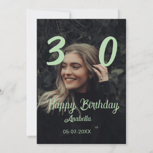 Convites aniversário de 30 anos adicionar nome data ano ver