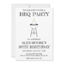 aniversário de 30 anos churrasco