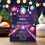 Convites Aniversário de 30 anos de Eventos da Equipe Neon B<br><div class="desc">Acenda as pistas com nosso "Convite para aniversário de 30 anos de Boliche para Equipe Neon Boy"! Perfeito para uma celebração aniversário de 30 anos divertida e enérgica, este vibrante design apresenta cores neonatais e elementos de boliche divertidos, definindo o tom para uma festa excitante na beco da boliche. Quer...</div>