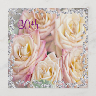 Convites aniversário de 30 anos de Rosas e Diamantes refin