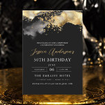 Convites Aniversário de 30 anos de Script Dourado e Preto M<br><div class="desc">Comemore a fazer 30 anos de estilo com um Convite de Aniversário Dourado e Preto para Script Minimalista! Apresentando sotaques negros e dourados, tipografia elegante da escrita, e um design limpo e moderno, este convite dá o tom para uma celebração sofisticada. Perfeito para qualquer lugar, de salões quentes a encontros...</div>