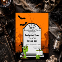 Aniversário de 30 anos de terror Zombie RIP 20s Ha