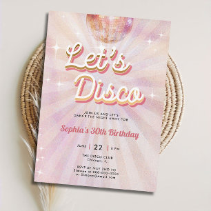 Convites Aniversário de 30 anos do Dance Party 70s do Disco