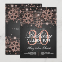 aniversário de 30 anos Dourada Glam do Inverno