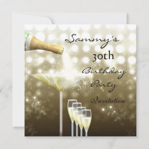 Convites Aniversário de 30 anos legante legante do partido 