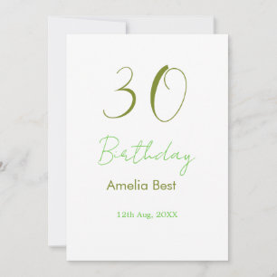 CONVITES ANIVERSÁRIO DE 30 ANOS NOME DATA RETRÔ PASTEL SI