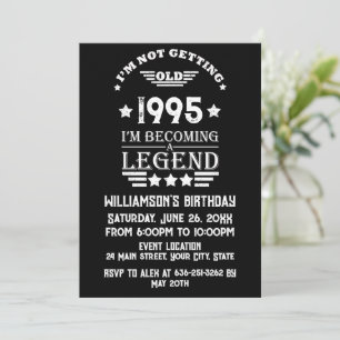 Convites Aniversário de 30 anos personalizado