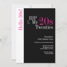 aniversário de 30 anos RIP 20s Alô, 30s, preto, ro