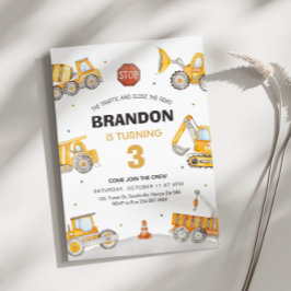 Convites Aniversário de 3 anos de construção