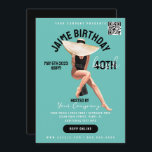 Convites aniversário de 40 anos Bash Event Club Style Flyer<br><div class="desc">Aniversário do Partido Bash Flyers para eventos,  bares,  clubes,  eventos corporativos.</div>