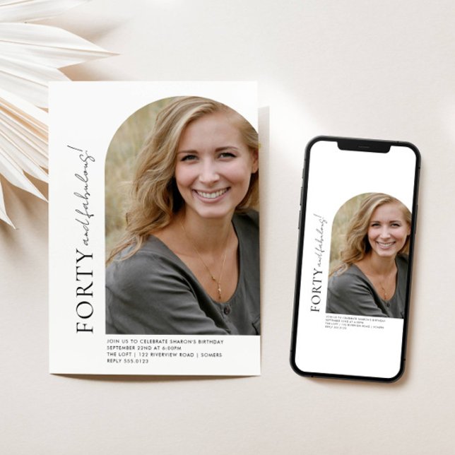 Convites Aniversário de 40 anos de Fotografia Central de Ar (Criador carregado)