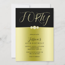 Aniversário de 40 anos de Ouros Elegantes Dourados