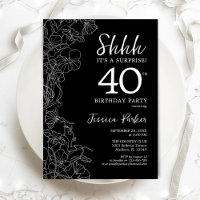 Aniversário de 40 anos de Surpresa Branca Preta