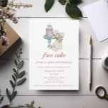 Convites Aniversário de 40 anos Engraçado de mulheres gráti<br><div class="desc">Com uma bela flor ilustrada,  Mason jar e design de bolo de aniversário,  estes convites minimalistas são uma maneira engraçada de convidar convidados para as suas comemorações de aniversário de 40 anos.</div>