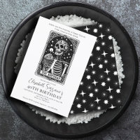 Aniversário de 40 anos Gothic Tarot Negro engraçad