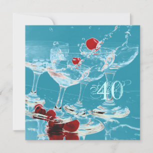 Convites aniversário de 40 anos - maior PERSONALIZAÇÃO d