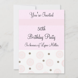 Convites Aniversário de 50 anos