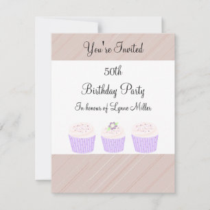 Convites Aniversário de 50 anos