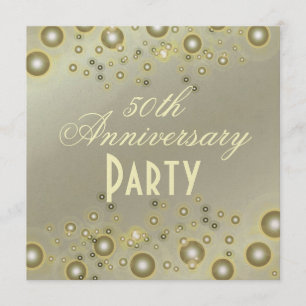 CONVITES ANIVERSÁRIO DE 50 ANOS / ANIVERSÁRIO DE OURO/PAPEL