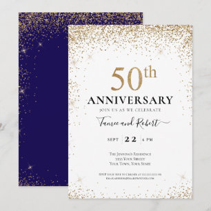 Convites Aniversário de 50 anos de casamento de Ouro Branco