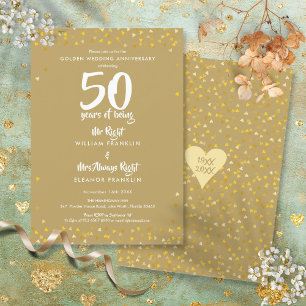 Convites Aniversário de 50 anos de casamento dos senhores c
