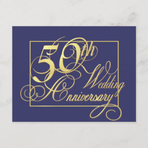 Convites Aniversário de 50 anos de Casamento - Especial Eco