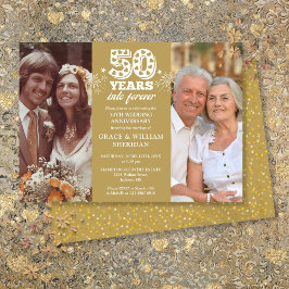 Convites Aniversário de 50 anos de Casamento Para Sempre 2