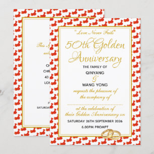 Convites Aniversário de 50 anos do Cristianismo Bíblico na 