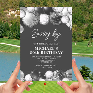 Convites Aniversário de 50 anos do Golfe Masculino