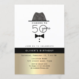 Convites Aniversário de 50 anos do homem de ouro