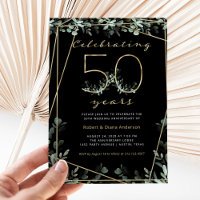 Aniversário de 50 Anos | Dourado Verde e Foto