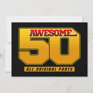 Convites Aniversário de 50 Anos Incrível