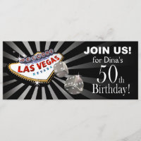 Aniversário de 50 anos Las Vegas Starburst preto p