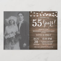 Aniversário de 55 anos de Casamento em Madeira Rús
