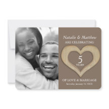 Aniversário de 5 anos de casamento em madeira com 