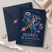 Aniversário de 5 anos do Astronauta Dinossauro